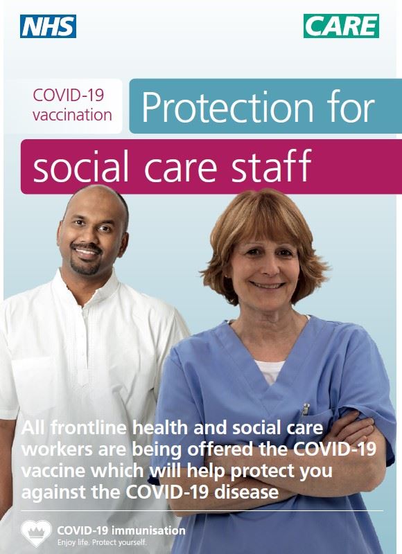 social care vaccine leaflet
